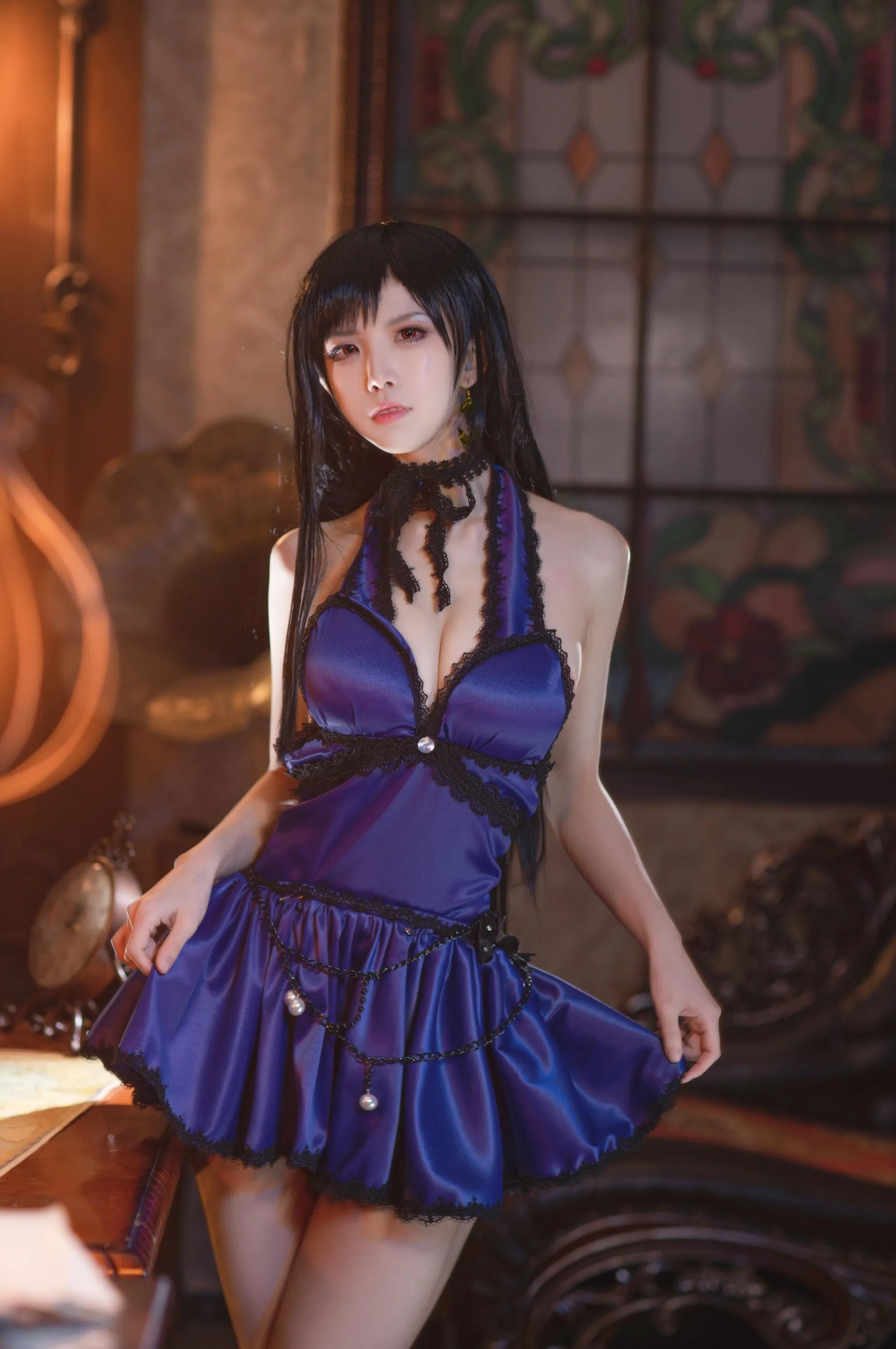 水淼Aqua – NO.43 蒂法旗袍和礼服 [40P]插图5